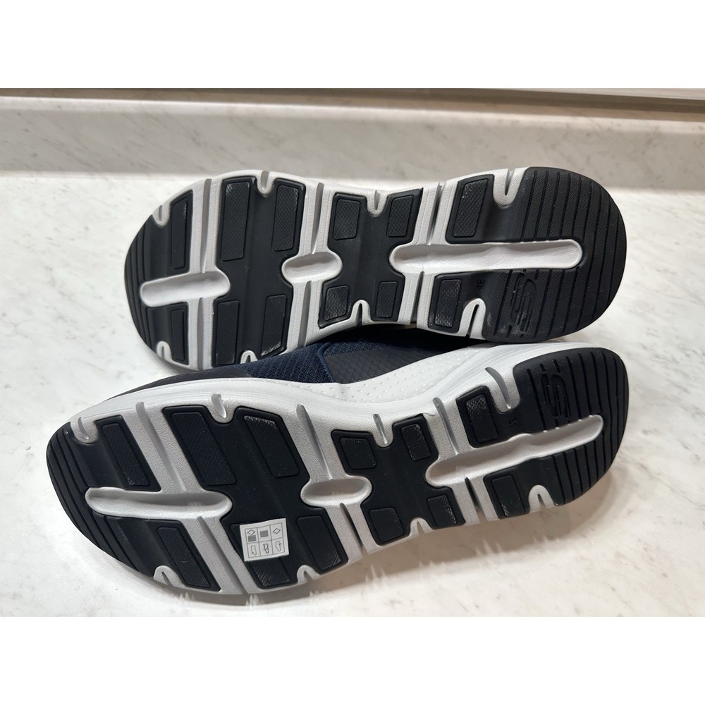 Skechers Arch Fit Banlin Slip-On Sneakers Navy Men's 15 Extra Wide New - Picture 3 of 6